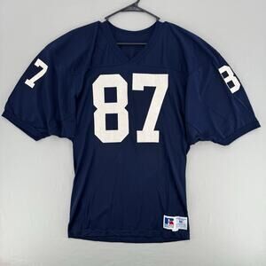 Vintage Penn State Nittany Lions Football Jersey # 87 Size M Home Jersey Russell